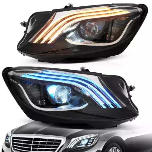 VLAND LED Scheinwerfer Für Mercedez Benz S-Klasse 2014–2017 w/Start-up-Animation - Bild 1 von 11