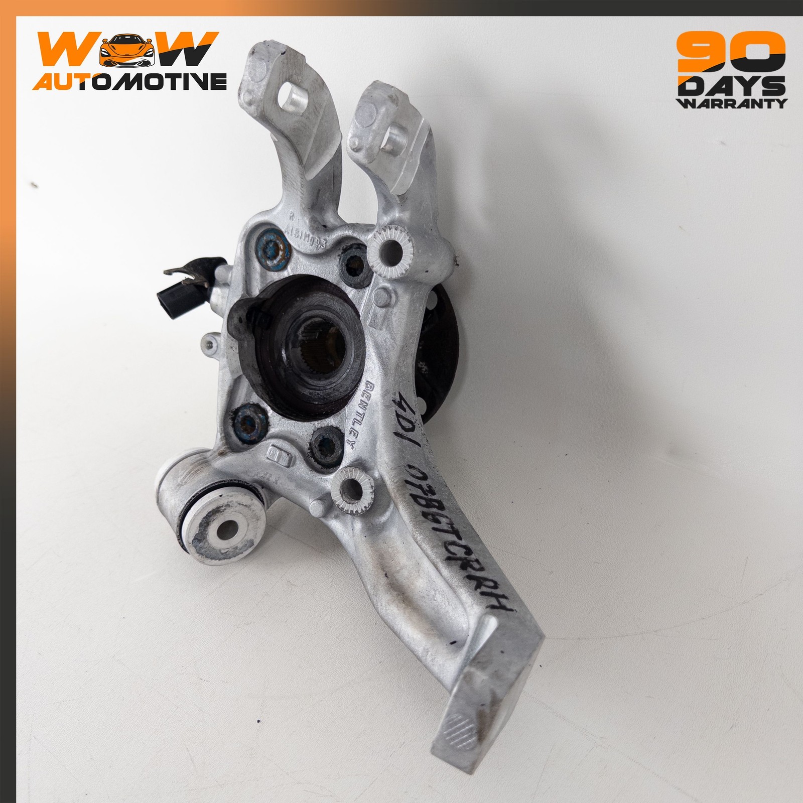 07-11 BENTLEY CONTINENTAL GTC REAR RIGHT PASSENGER SIDE SPINDLE KNUCKLE HUB OEM