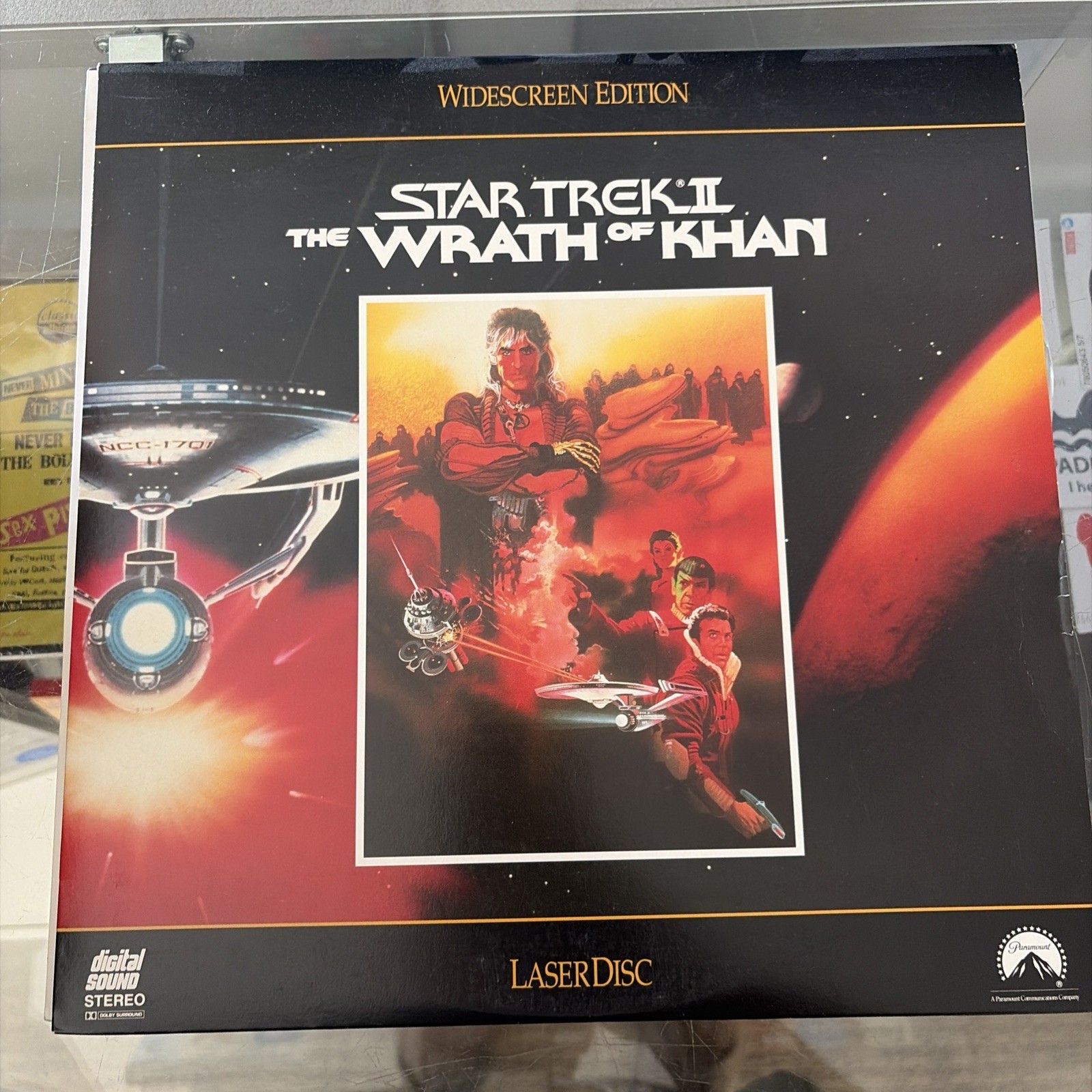 Star Trek 2 The Wrath of Khan laserdisc widescreen edition very good condition