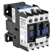 3-Pole AC Contactor 220V Coil Normally Open 18A Current Rating Industrial Use