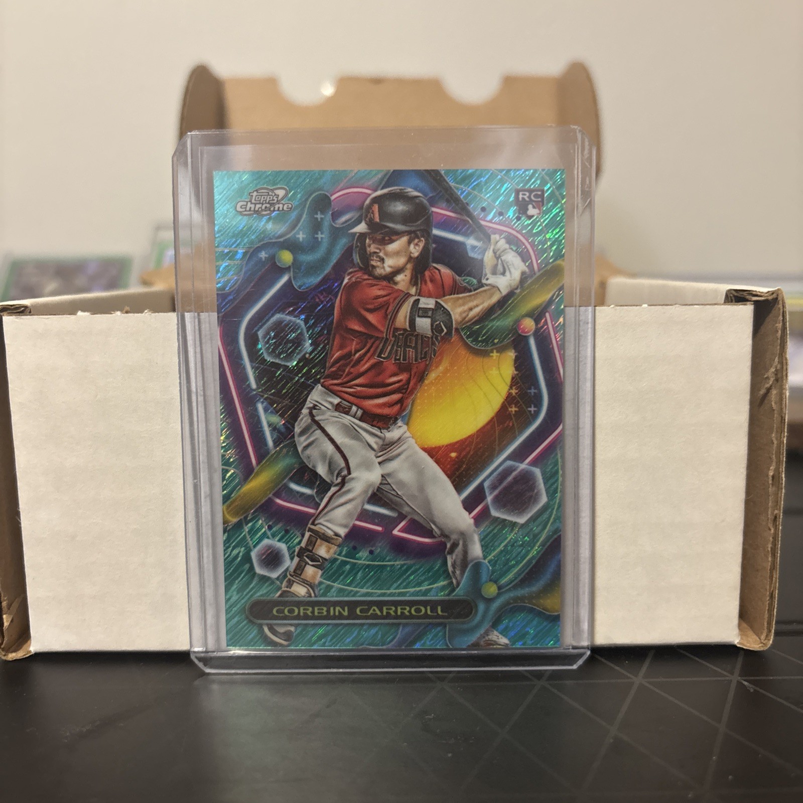 2023 TOPPS COSMIC CHROME CORBIN CARROLL AQUA EQUINOX RC #7 #182/199