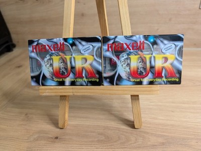 2x Maxwell UR  90 Postion: Normal Audio Kassette OVP ungeöffnet SEALED