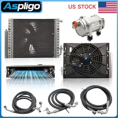 12V Electric Cool&Heat Underdash Air Conditioner Universal DC Auto Car A/C Kit