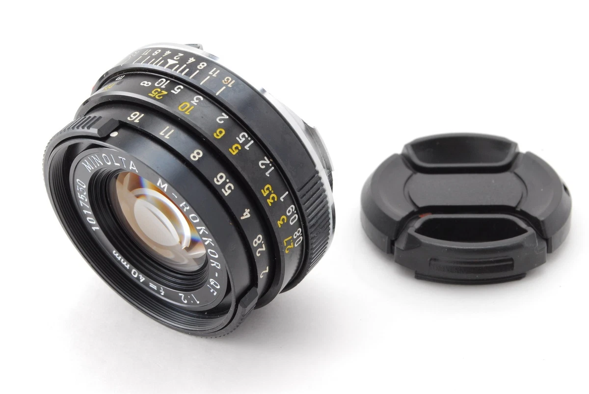 Minolta M Rokkor 40mm F2 for sale - eBay
