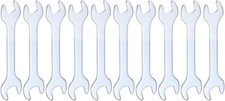 Harfington 10pcs Double Open End Thin Wrench 10mm X 12mm Metric Super Thin Small