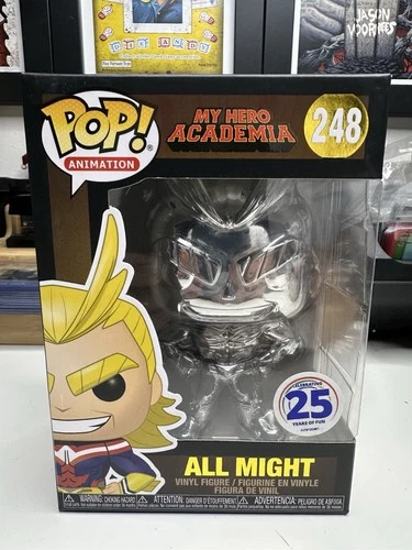 All Might Silver Chrome My Hero Academia Funko Pop! Vinyl