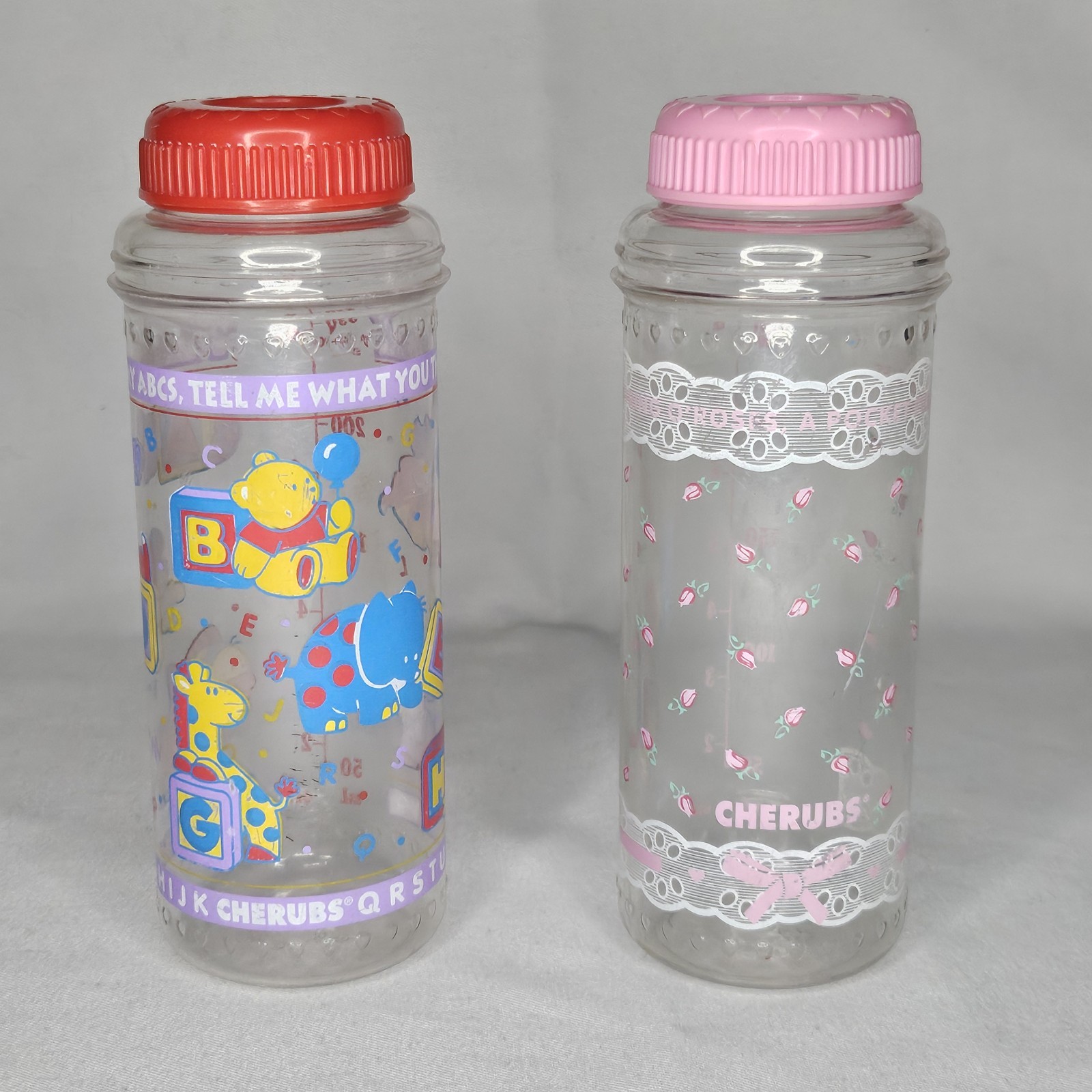 8 Oz Pink Roses Posies Red Abcs