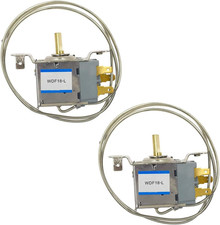 2Pcs Universal Refrigerator Thermostat Freezer Refrigeration Temperature Control