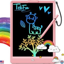 10" LCD Writing Tablet Doodle Board for Kids, Mess-Free Colorful Drawing Pad