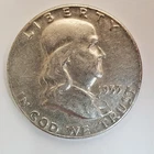 1955 P Franklin Half Dollar 90% SILVER  ***Exact Coin*** #00-54