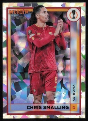 2022-23 Topps Merlin Chrome Chris Smalling Atomic Refractor /250 AS Roma #25