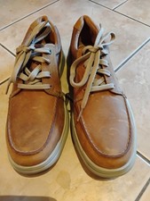 Mens Clarks Cotrell Lane Casual Shoes tan Combi UK 8