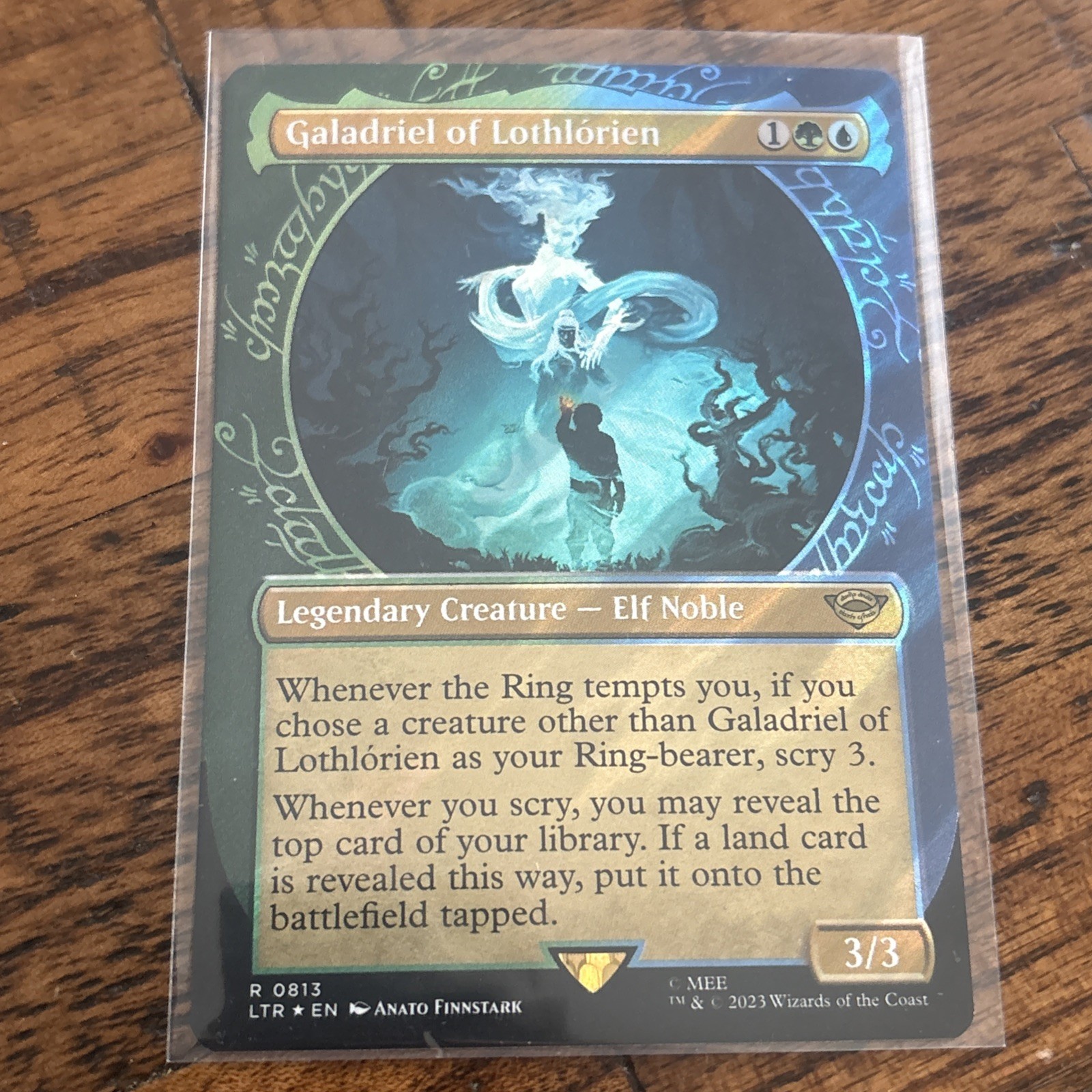 Galadriel of Lothlorien (Showcase) (Surge Foil) MTG Lord of the Rings LTR 813 NM