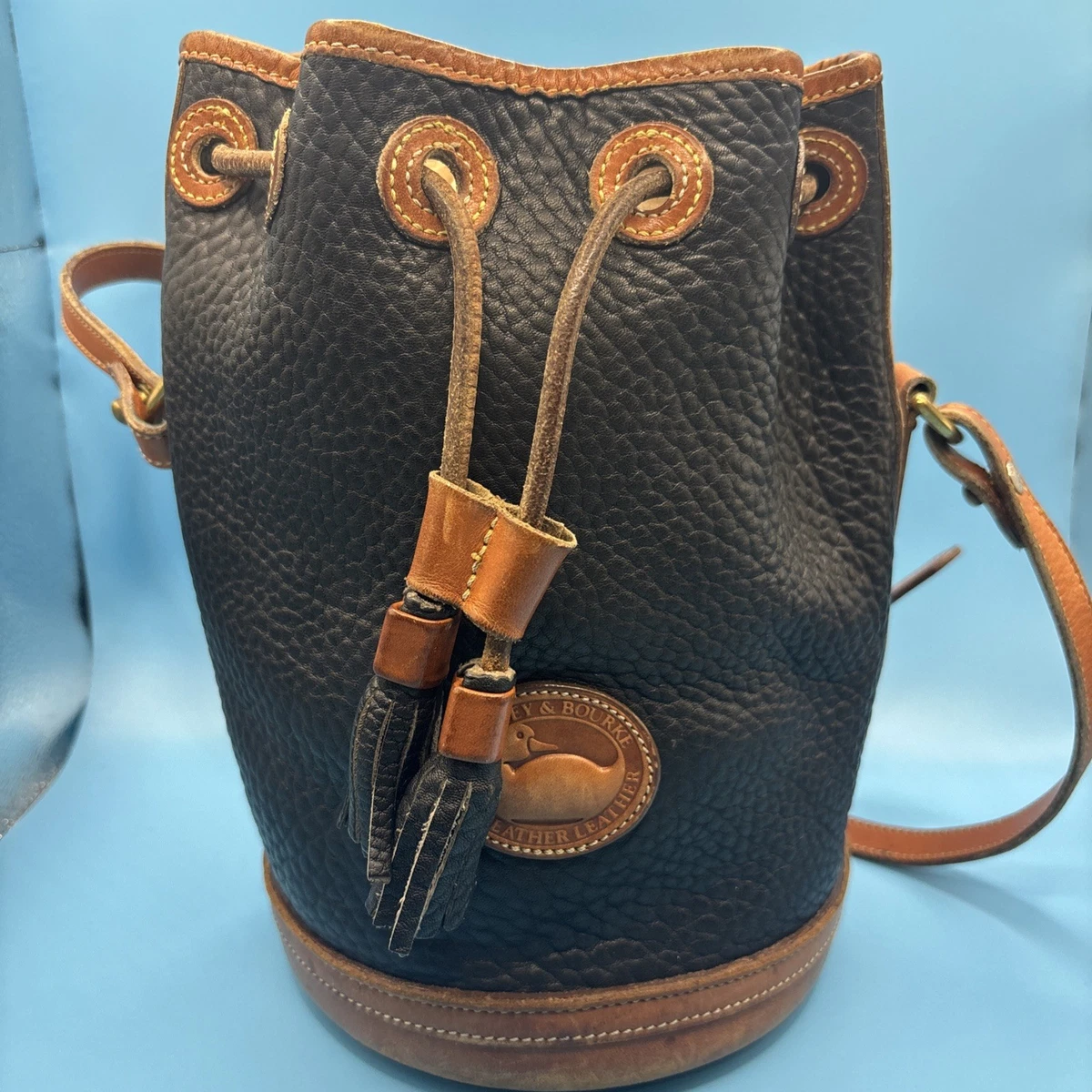 Dooney & Bourke Bucket & Drawstring Bag Blue Bags & Handbags for