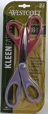 Westcott Kleen Earth 8" Scissors 2 Pack With Microban Protection Brand New