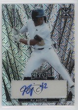 2024 Leaf Metal Auto Silver Mojo 7/10 RJ Austin #BA-RJA Auto v9t