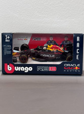 1:43 Burago Oracle Red Bull RB18 - Max Verstappen 1 Sergio Perez F1 Diecast M