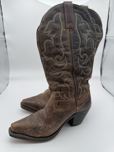 Laredo Access Westernstiefel Damen Größe 6 Braun Leder - Bild 3 von 5