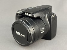 Nikon COOLPIX P90 12.1MP Black Digital Camera 24x Zoom, Untested, W/Battery