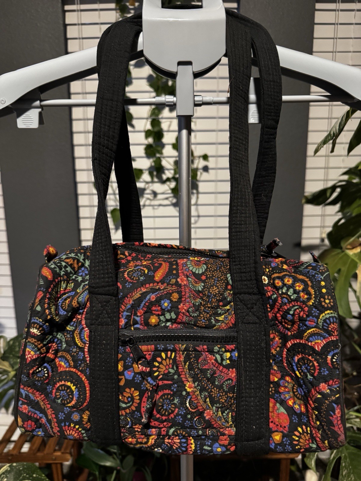 Donna Sharp Small Duffle Hangbag - Quilted Patchw… - image 5