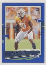 2020 Panini Donruss Rookie Press Proof Blue Darrell Taylor #286 0d9k
