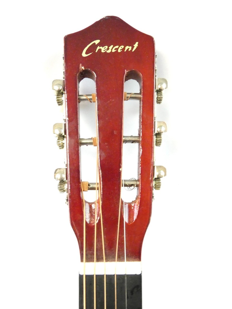 ギター Crescent CA-D-50NL Vintage Crescent Collector's Acoustic Guitar! One Of A Kind Purple