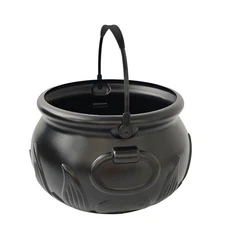 Cauldron Halloween Holiday Candy Container Decorative Candy Serving Pot 