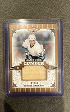 2021-22 Leaf Lumber - Game Used Lumber Sergei Makarov #GUL-SM2 Bronze /35 (MEM)