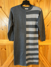 Crazy Horse Womens Gray Wool Blend Sweater Maxi Dress Size Medium (5181) Read