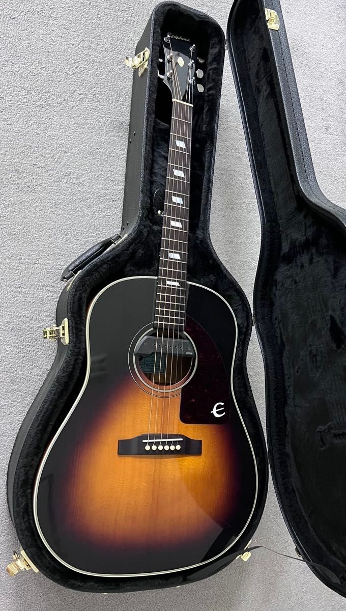Epiphone Texan/EMG pickup with hard case/Made by Peerless factory