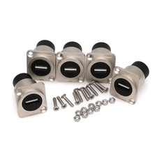 USB D-Type Metal Connector Panel Mount Female to Female Connector USB 2.0 for...