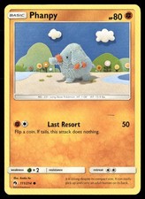 Phanpy 111/214 Common Lost Thunder Pokemon Near Mint on eBay
