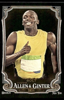 2024 Topps Allen & Ginter X #208 Usain Bolt Jamaican Sprinter