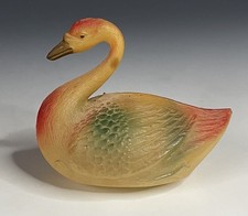 Antique Viscoloid Celluloid Toy Swan Art Deco 1920s - 1940s Plastic USA