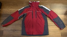 Columbia Bugaboo OmniTech Jacket Removable Liner Red Gray White Youth 18/20