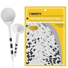 Golf Tees Plastic, Unbreakable Golf Tee 3 1/4" with Big Cup 8 Prongs, Reduc...