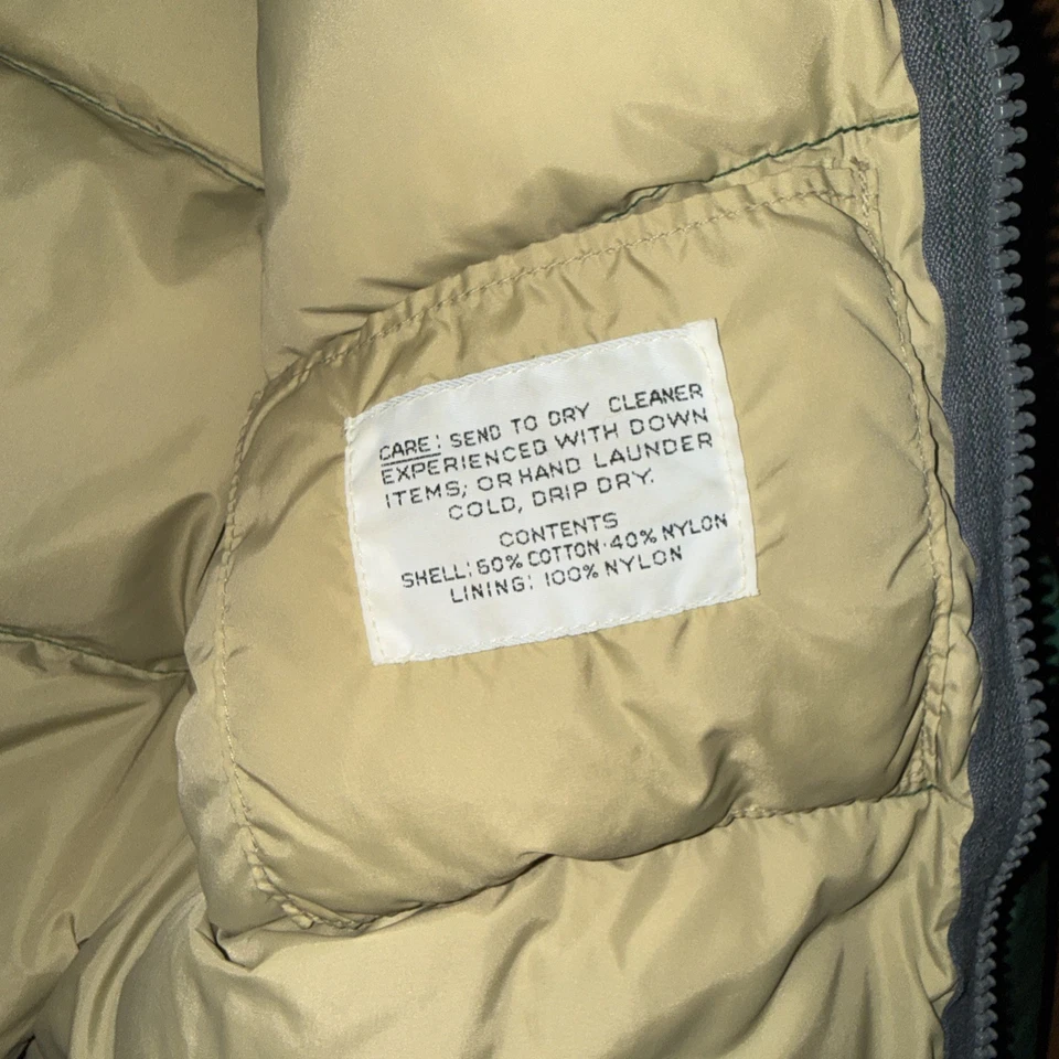 Vintage 70s Sierra Designs Puffer Expedition Outdoor Jacket Green Size Small - Image 4 of 4