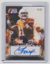 CASEY THOMPSON Texas 2021 Pro Set Campus Kings PURPLE Autograph SP RC AUTO /25