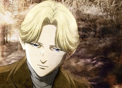 Anime monster naoki urasawa johan liebert face blonde Custom Gaming Mat Desk
