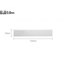 OLFA-1119194 OLFA 100mm BS08-6B 4' Thick Scraper Blades (6/PACK)