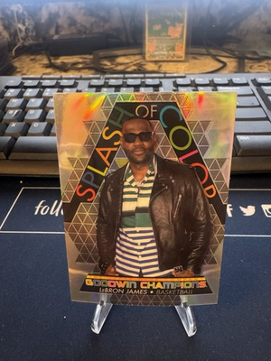 #ad 2022 UD Goodwin Champions Splash of Color Platinum LeBron James Rainbow $1.99