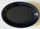 Fiestaware Large Oval Serving Platter Cobalt Blue 13 5/8”