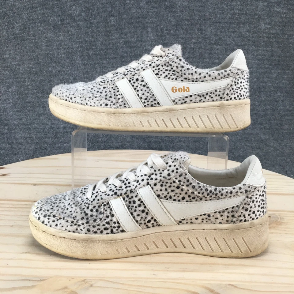 Gola Shoes Womens 7 Grandslam Cheetah Print Casual Low Top Sneakers White Black - Image 2 of 4
