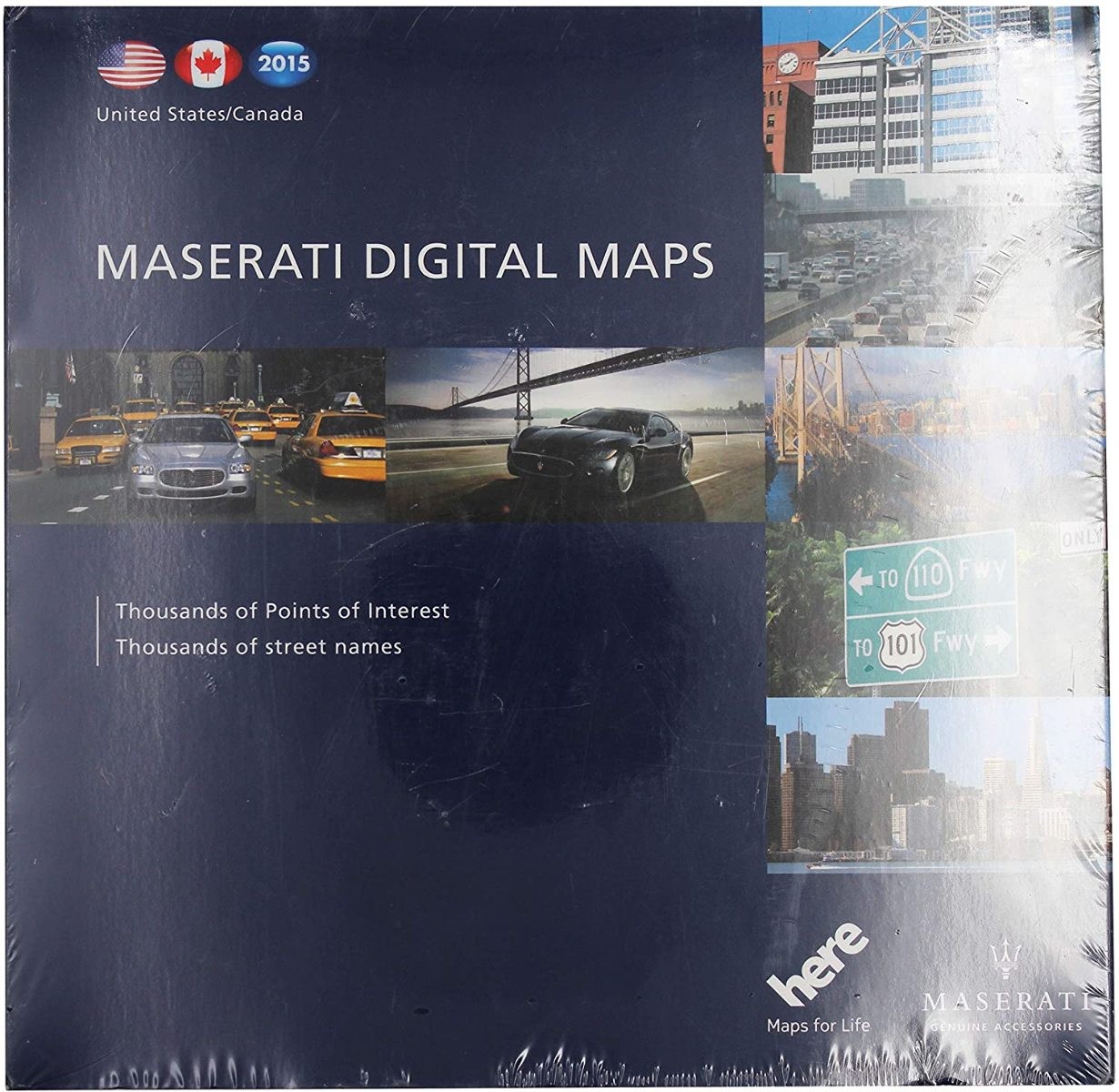 Genuine Maserati 2015 Navigation Map OE 940000472