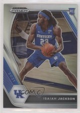 2021-22 Panini Prizm Draft Picks Silver Prizm Isaiah Jackson #16 0kr5