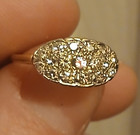 0.88+ CARAT NATURAL DIAMONDS, 14K GOLD RING, SIZE 8.5/3.32 GRAMS (AUTHENTICATED) — photo 7