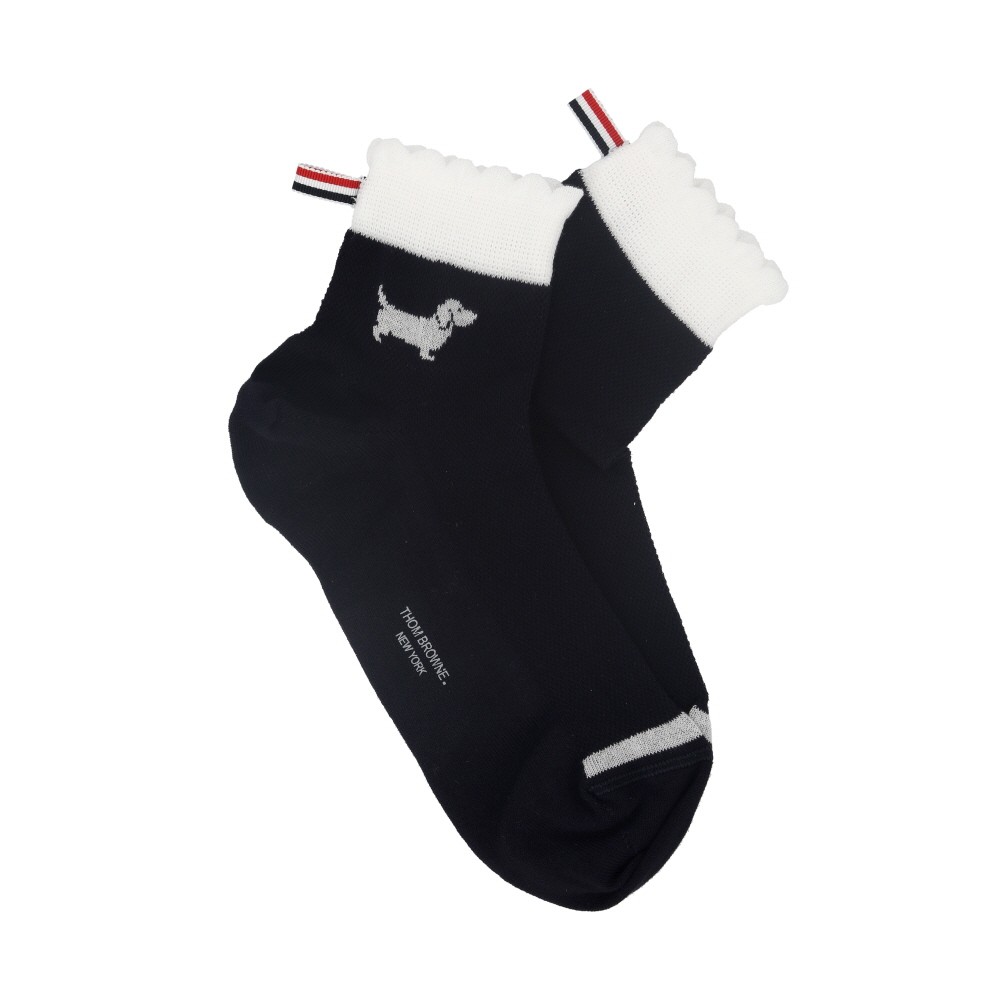 THOM BROWNE Socks FAS240A Y3011 415 Black White