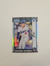 Topps 2024 Bowman Chrome Yoshinobu Yamamoto BC25-4 Dodgers Rookie 25th