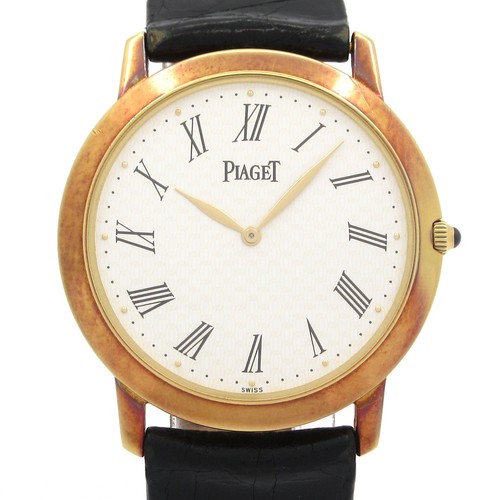 PIAGET Altiplano 9920 8***** Black Men's Wrist Watch