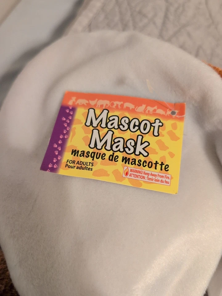 Bunny School Sports Mascot Mask Head Rabbit New Furry - Image 3 of 3